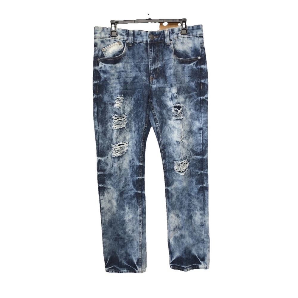 Enyce Men's Jeans Sz 32/32 Ripped & Faded RN#110237